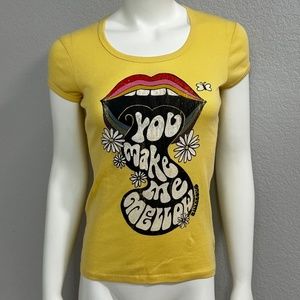 NWT Billabong Groovy Cap Sleeve T-Shirt